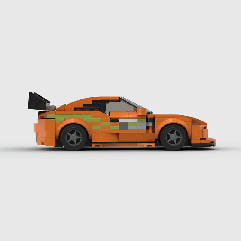 MOC Supra Rápido y Furioso Coche Deportivo de Bloques