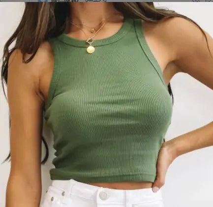 Camiseta sin mangas de verano