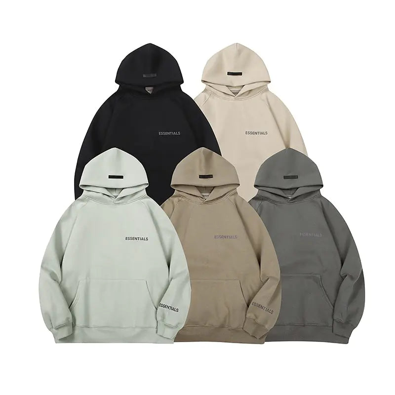 Hoods with Letter Print on the Chest