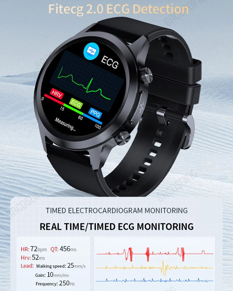 Reloj ECG Pro con Detección de Fibrilación Atrial