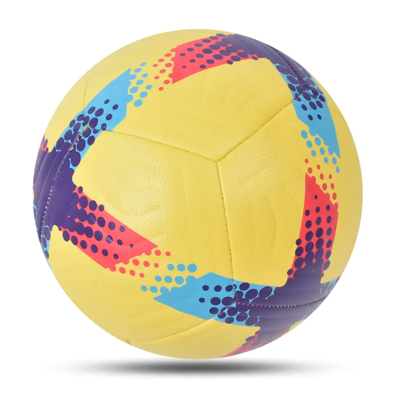 Balón de fútbol cosido a máquina