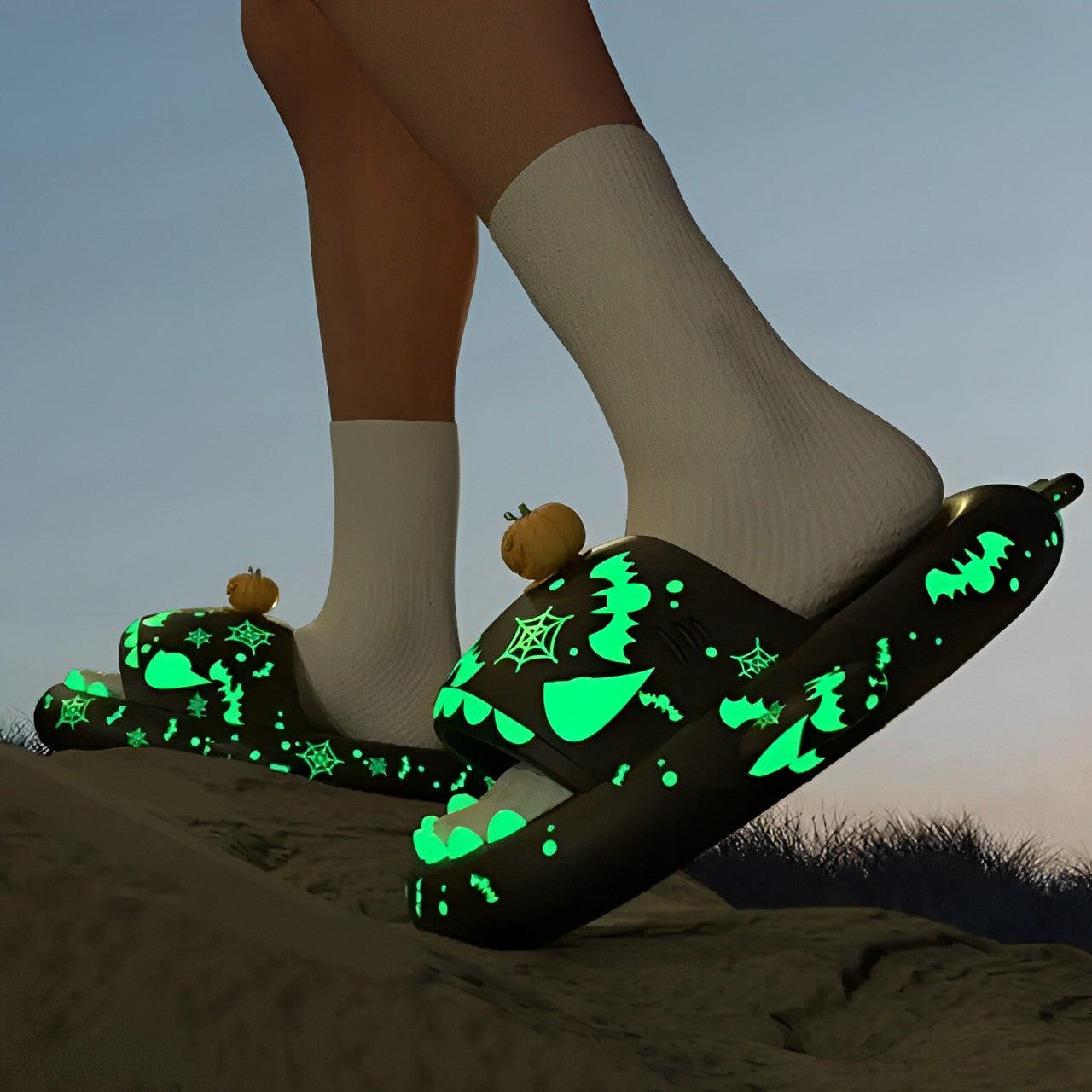 Luminous Shark Slippers