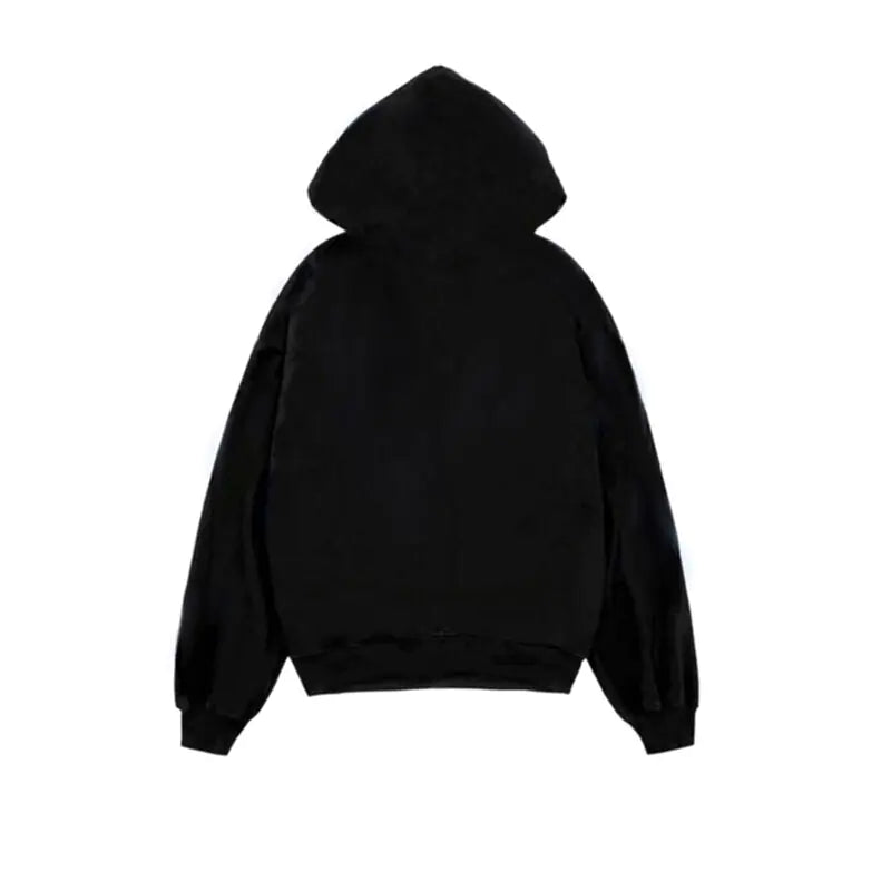 Sudaderas negras con cremallera unisex