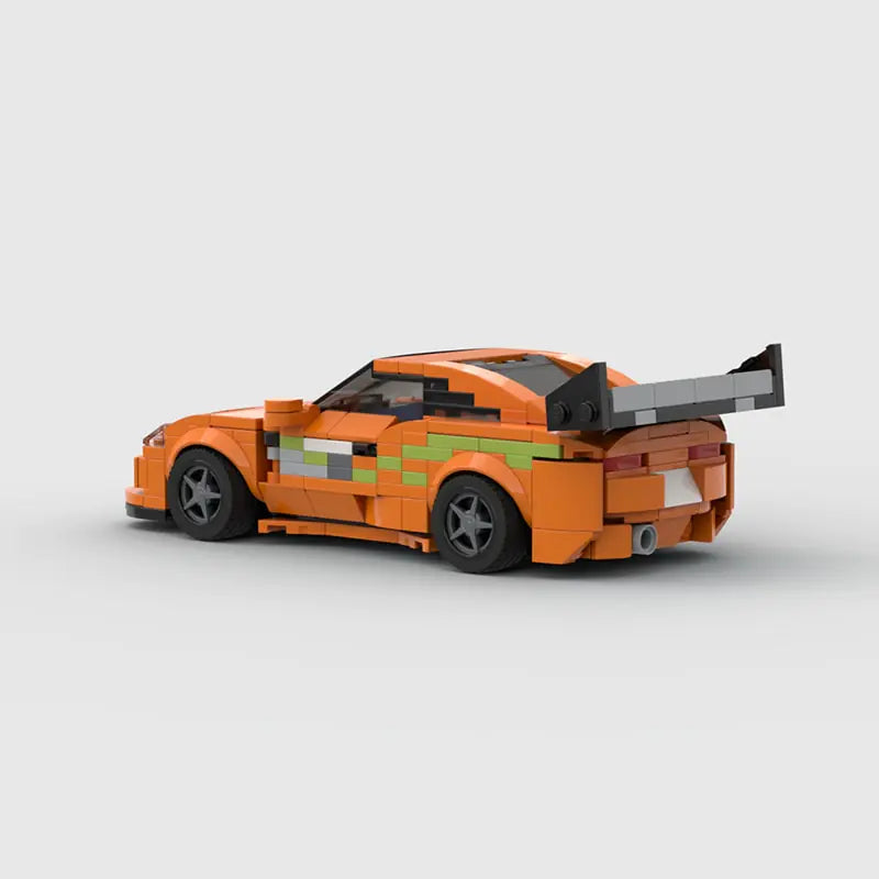 MOC Supra Rápido y Furioso Coche Deportivo de Bloques