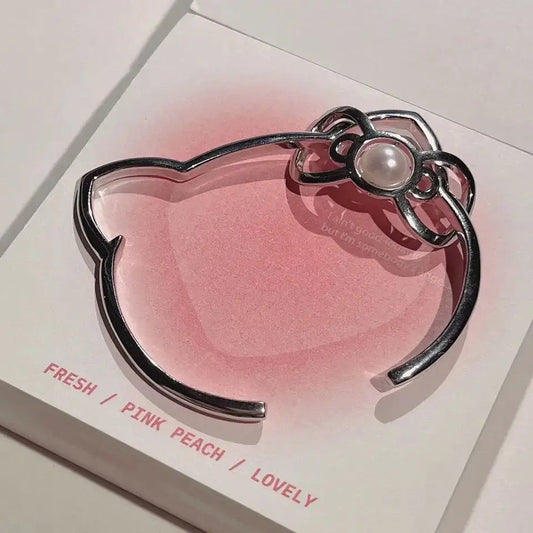 Pulsera de Plata Kitty Kawaii