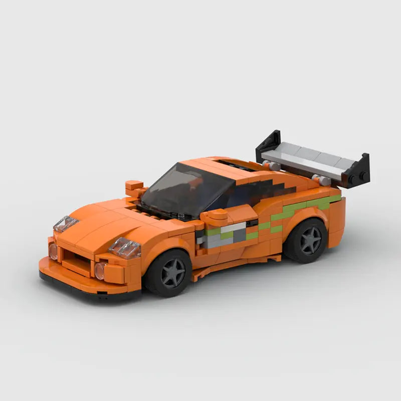 MOC Supra Rápido y Furioso Coche Deportivo de Bloques