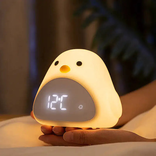 Reloj Despertador con Luz Nocturna en Forma de Pájaro