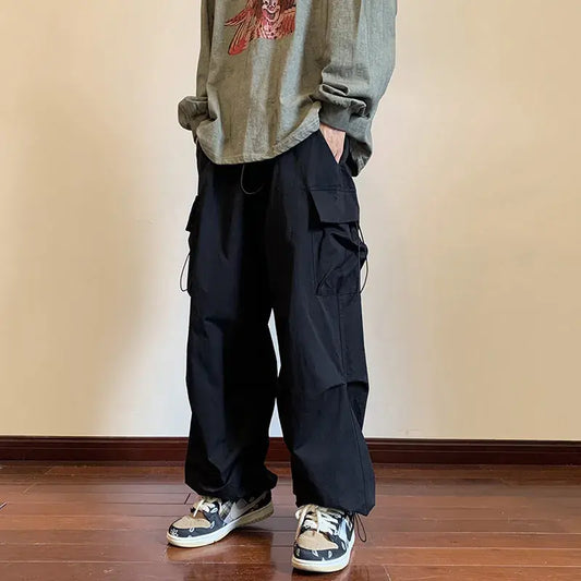 Pantalones cargo de hombre estilo streetwear