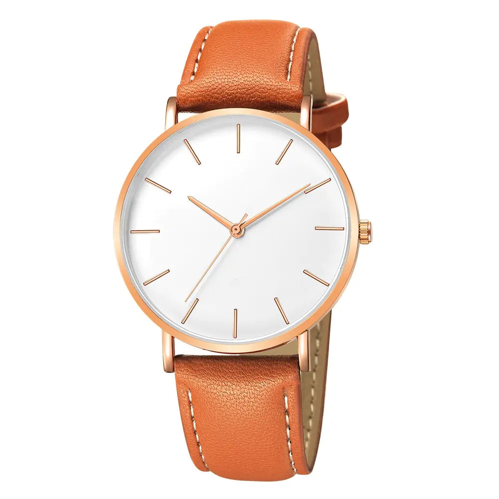 Relojes de Lujo para Hombre de Cuero Simple