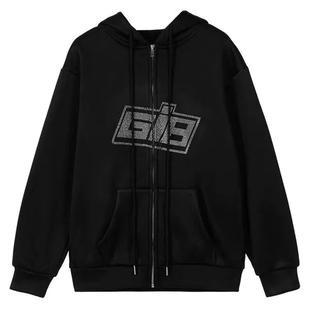 Sudadera E-girl Chaqueta Gótica Punk