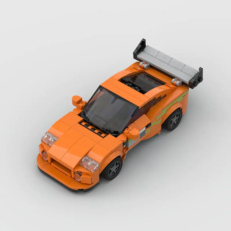 MOC Supra Rápido y Furioso Coche Deportivo de Bloques