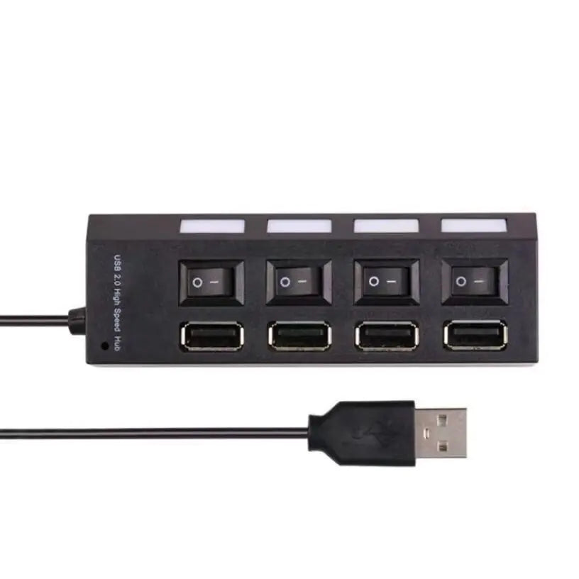 Concentrador USB 2.0 de 4 Puertos